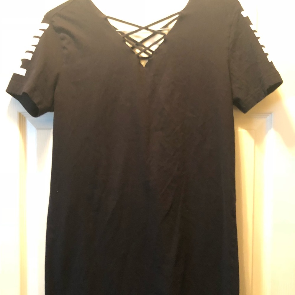 Black casual dress